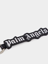 Palm Angels Black Classic Logo Keychain