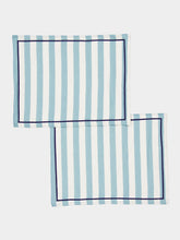 La DoubleJ Set of 2 Riviera Sky Blue Placemats