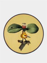 La DoubleJ Leafflyer Round Wooden Placemat