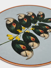 La DoubleJ Parrotstem Round Wooden Placemat