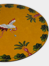 La DoubleJ Spirit Stork Saffron Round Placemats Set of 2