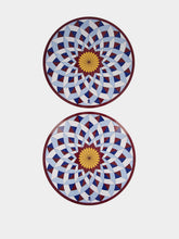 La DoubleJ Blue Lotus Of Life Cork Placemats Set of 2