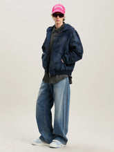 Palm Angels Light Blue Lasered Logo Denim Pants