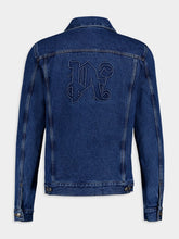 Palm Angels Embossed Monogram Denim Jacket