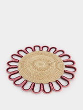 Coro Cora Burgundy and Pink Magnolia Placemat