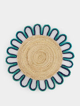 Navy and Aquamarine Magnolia Placemat | PDP - Fashion Clinic