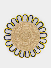 Yellow and Blue Magnolia Placemat