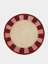 Coro Cora Burgundy and Pink Twist Placemat