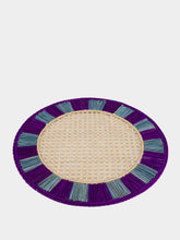 Purple and Baby Blue Twist Placemat