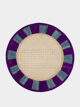 Purple and Baby Blue Twist Placemat