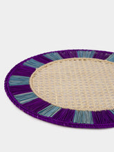 Coro Cora Purple and Baby Blue Twist Placemat