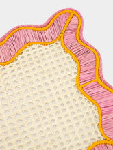 Coro Cora Pink and Orange Wavy Rectangular Placemat