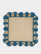 Coro Cora Sky Blue Iraca Palm Mercado Placemat