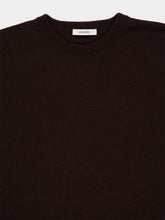 Lemaire Ebony Wool and Cashmere Crewneck Sweater