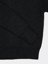 Lemaire Ash Melange Virgin Wool Zipped Cardigan