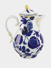 La DoubleJ Wildbird Blue Porcelain Mama Teapot