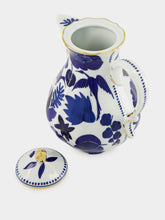 La DoubleJ Wildbird Blue Porcelain Mama Teapot