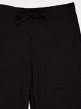 Spiritum Tulum Black Linen Straight-Leg Trousers