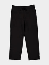 Spiritum Tulum Black Linen Straight-Leg Trousers