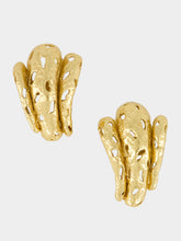 Paola Sighinolfi Gold-Plated Lis Sculptural Earrings