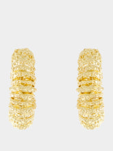 Paola Sighinolfi Amulet 18k Gold-Plated Midi Hoop Earrings