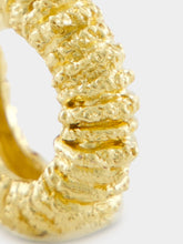 Paola Sighinolfi Amulet 18k Gold-Plated Midi Hoop Earrings