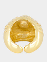 Paola Sighinolfi Reef Gold-Plated Ring with Tiger