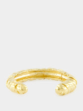 Paola Sighinolfi Cassandra 18k Gold-Plated Textured Bracelet