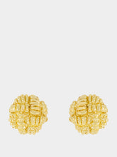 Paola Sighinolfi Ares 18k Gold-Plated Textured Earrings