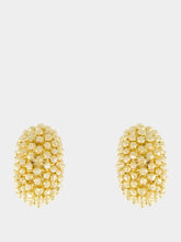 Paola Sighinolfi Simone 18k Gold-Plated Textured Earrings