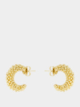 Paola Sighinolfi Simone 18k Gold-Plated Textured Earrings