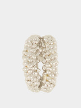 Paola Sighinolfi Duo Simone Ear Cuff Rhodium Plated