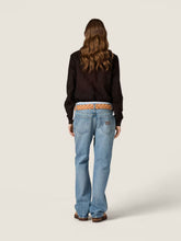 Miu Miu Sapphire Blue Washed Denim Jeans