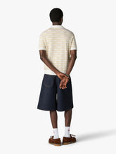 Casablanca Beige Knit Logo Short Sleeve Polo Shirt