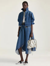 Givenchy Medium Blue Denim Shirt with Raw Hem