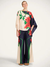 La DoubleJ Queen Peony Placée Blue Palazzo Pants