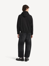 Balenciaga Black The Door Zip-Up Hooded Sweatshirt