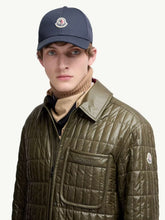 Moncler Navy Blue Cotton Gabardine Baseball Cap