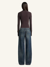 Courrèges Vintage Medium Blue Baggy Denim Jeans