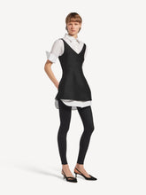 Balenciaga Black Hybrid Shirt Mini Dress