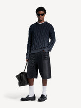 Balenciaga Black Denim Stay Press Shorts