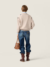 Miu Miu Navy High-Rise Loose Denim Jeans