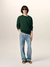 Ami Paris Bottle Green Ami De Coeur Cotton Sweatshirt