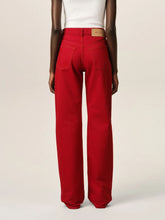 Ami Paris Ruby Red Large-Fit Cotton Jeans