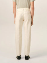 Ami Paris White Parisian-Fit Cotton Jeans