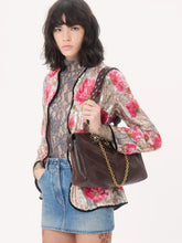 Valentino Garavani Ebony Panthea Medium Shoulder Bag