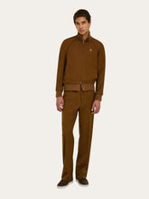 Ferragamo Brown Virgin Wool Track Jacket