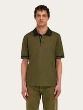Ferragamo Green Cotton Polo Shirt