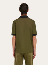 Ferragamo Green Cotton Polo Shirt