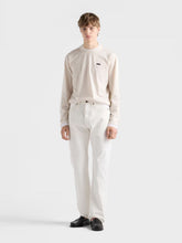 Prada White Old Denim Five-Pocket Jeans